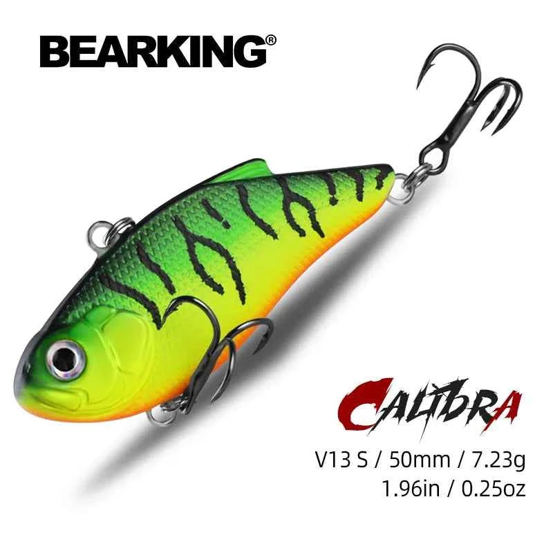 BearKing 50mm 7g Ice Fishing Wobblers Lure Vibration Bait Luminous Abs