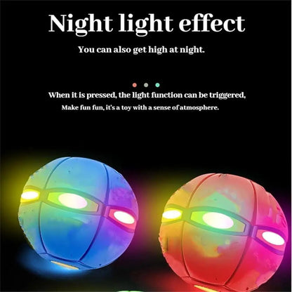 Ufo Stomp Rocket Launcher Magic Flying Saucer Bouncy Stomp Ball Interactive Toys Gift Outdoor Decompression Transformation Sport