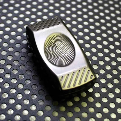 Fingerprint Magnetic Haptic Slider EDC Fidget Toy Metal ADHD Anxiety Relief