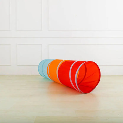 Portable Children's Tent Crawling Tunnel Kids Little House Play House Tipi Tent Indoor Toy Tube Baby Crawling Games Rainbow Tent