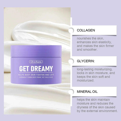 OceAura Dreamy Body Firming Cream 100ml Moisturizing Skin Care Anti Wrinkle