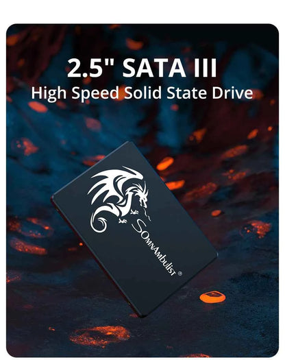 SomnAmbulist 2.5 Inch SSD SATA III Solid State Drive 128GB To 2TB