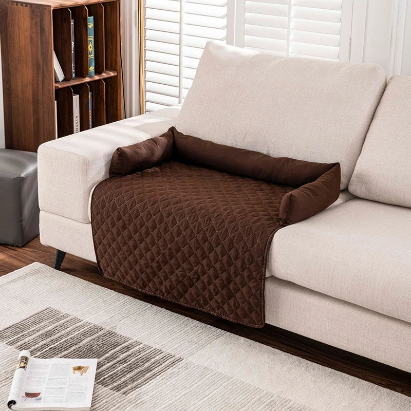 Luxury Pet Cat and Dog Sofa Bed Living Room Calming Folding Mattress Waterproof Cat and Dog Pet Mat All Season Universal Sofa