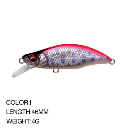 Sinking Minnow Lure 6cm 6.5g Wobbler Jerkbait Bass Sea Fishing Crankbait