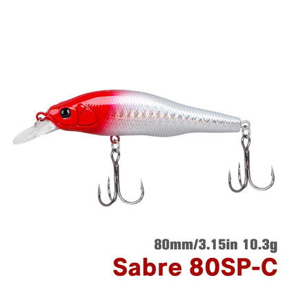Tsurinoya Sabre 80SP Suspending Jerkbait 80mm Bass Pike Lure