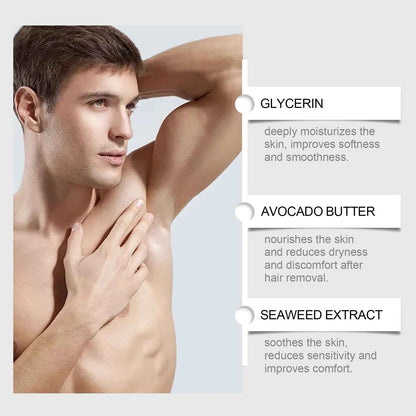 East Moon Avocado Man Hair Removal Cream For Men Intimate Areas Painless
