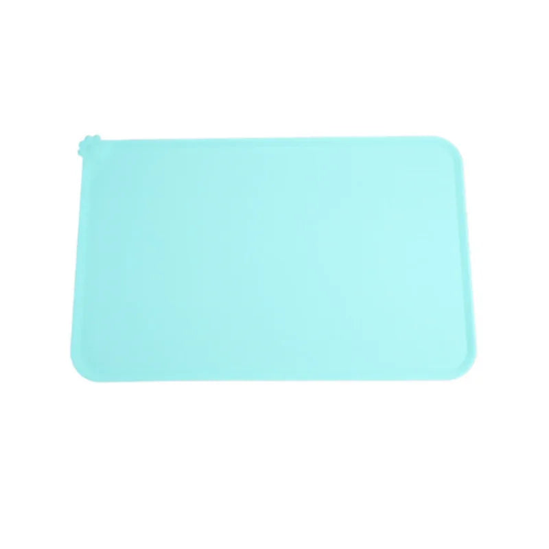Silicone Pet Meal Mat Waterproof Anti-Slip Cat Food Mat Puppy Feeding Bowl Mat No Cleaning Required Pet Accessories