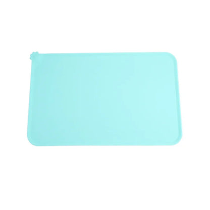 Silicone Pet Meal Mat Waterproof Anti-Slip Cat Food Mat Puppy Feeding Bowl Mat No Cleaning Required Pet Accessories