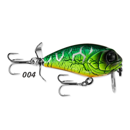 Lureholic 45mm 9g Bubble Trap Crank 45F Wobbling Action Floating Hard Bait