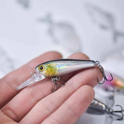 Floating Minnow Lure 40mm 3g Carp Perch Crankbait Wobblers Fishing Tackle