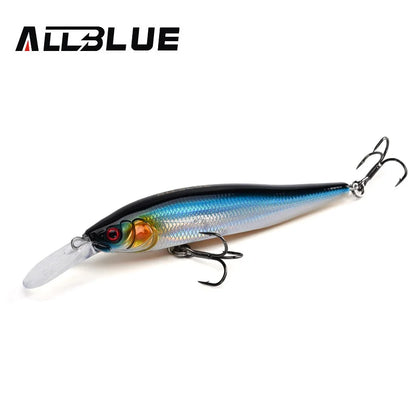Allblue X Nanahan Deep Diving Minnow Lure 75mm 7g 0 To 2m Magnetic Slow Floating