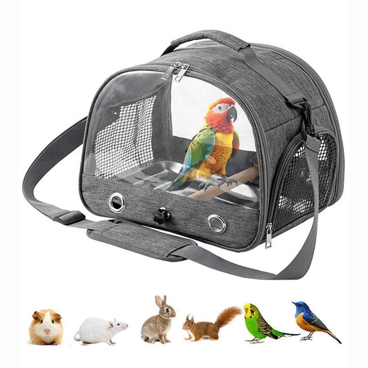 Foldable Portable Pet Backpack Carrier With Transparent Window For Small Pets