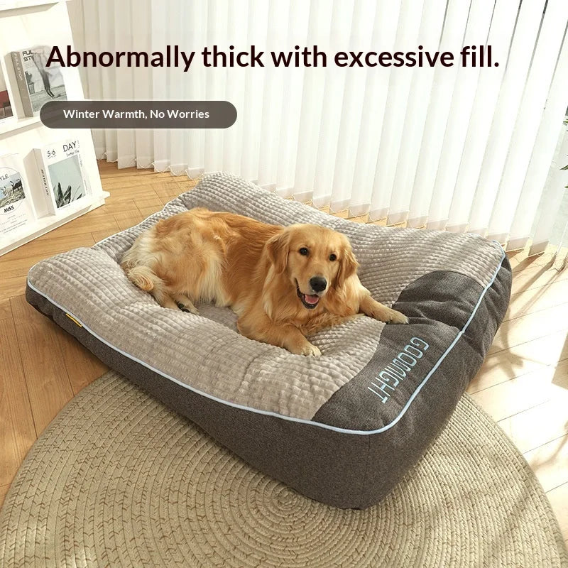 Large Dog Mat, Warm Pet Nest, Kennel for Small, Medium, Large Puppy, Kitten, Plus Size Sleeping Mattress