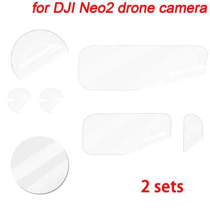 For DJI Neo 2 Lens & Senso & Side Screens Protector 9H Tempered Glass High-definition Camera Films for DJI Neo 2 Hydrogel Film