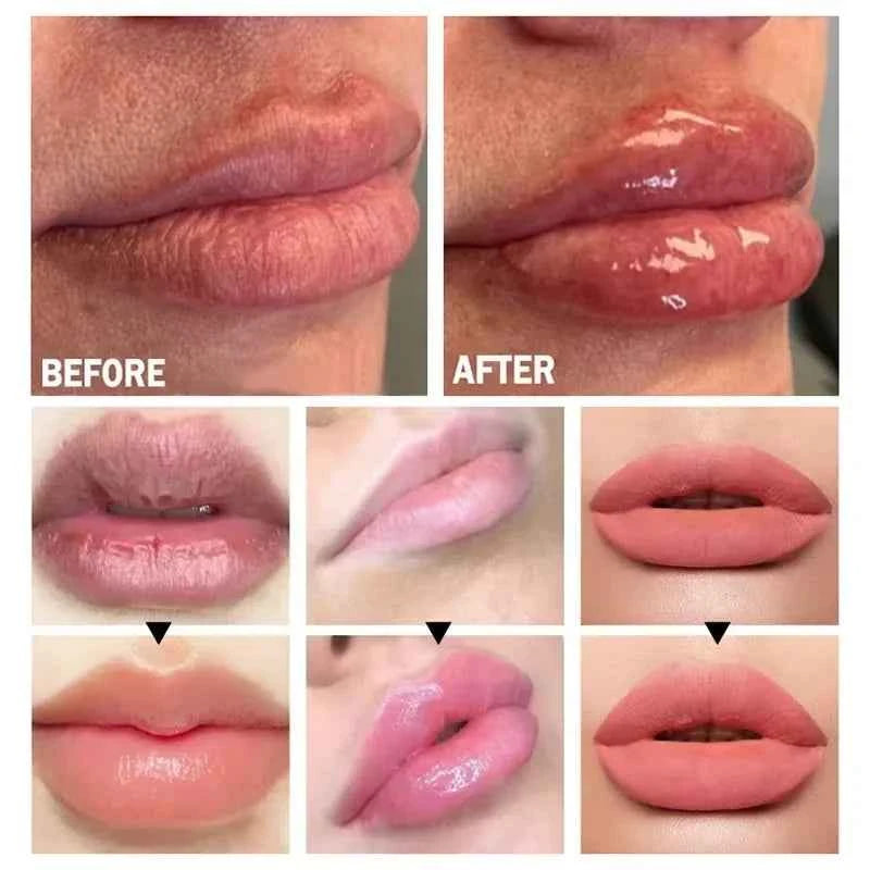 Instant Lip Plumper Oil And Gloss Serum For Volumizing Anti Wrinkle Lip Care