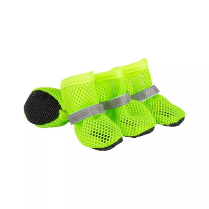 Pet Breathable Shoes Lightweight Breathable Mesh Dog Boots Anti-slip Soles Protecting Paws, Suitable Small To Medium-sized Pet.