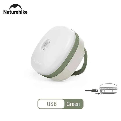 Naturehike 2025 Running Sports USB Lamp Ultralight Waterproof Tent Hanging Light Multiple Modes Battery Hanging Magnet Light