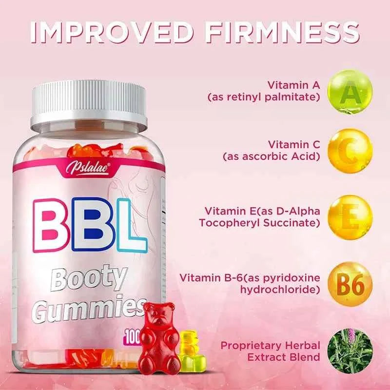 PslalaeCharge BBL Gummies With Saw Palmetto And Maca For Curves And Vitality
