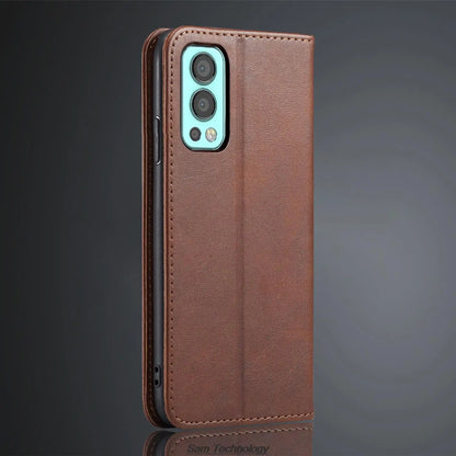 Magnetic attraction Leather Case for Oneplus Nord 2 5G / 1+Nord2 5G Holster Flip Cover Case Wallet Phone Bags Capa Fundas Coque