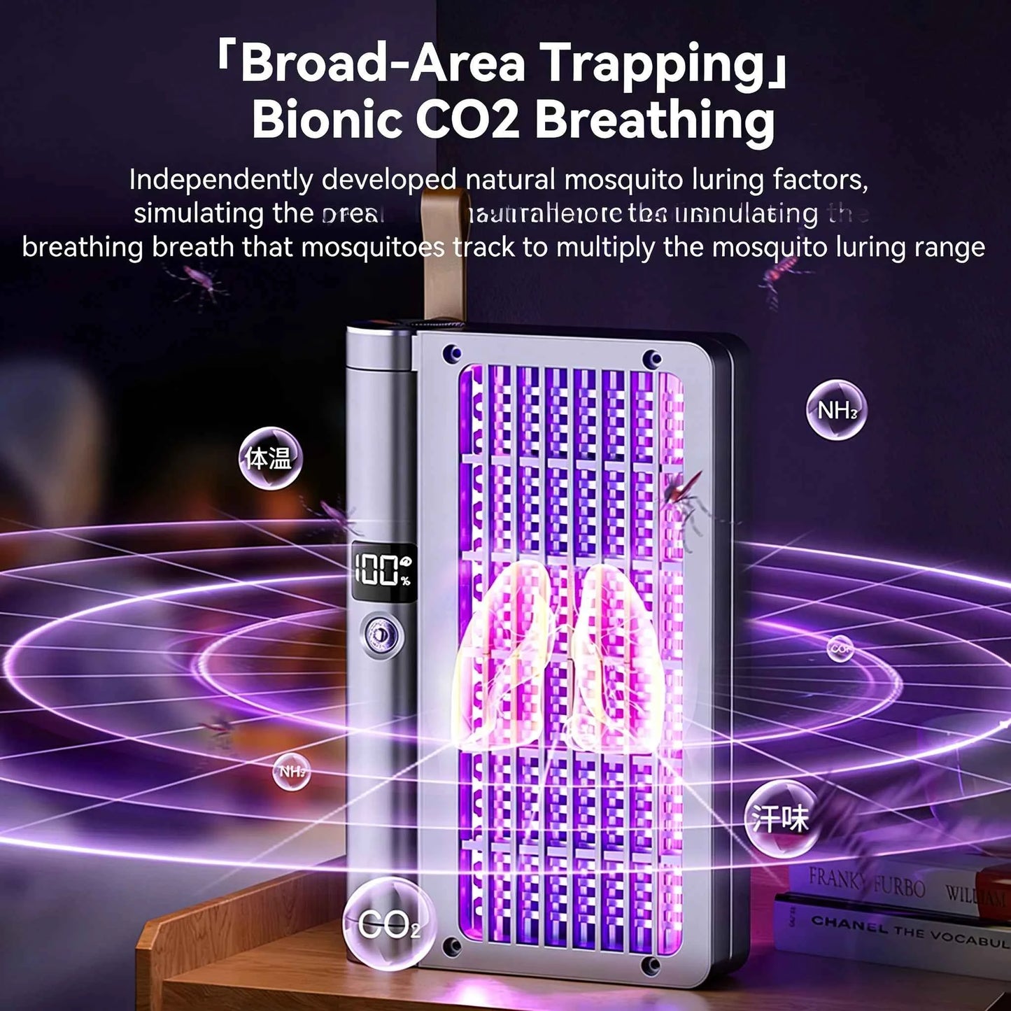 Upgraded 3000V Mosquito Swatter with Charging 4 in 1 Electric USB Rechargeable Mosquito Swatter Mosquito Killer Lamp