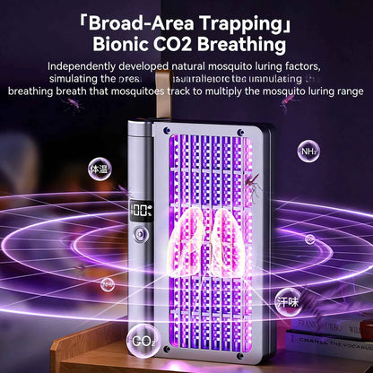 Upgraded 3000V Mosquito Swatter with Charging 4 in 1 Electric USB Rechargeable Mosquito Swatter Mosquito Killer Lamp