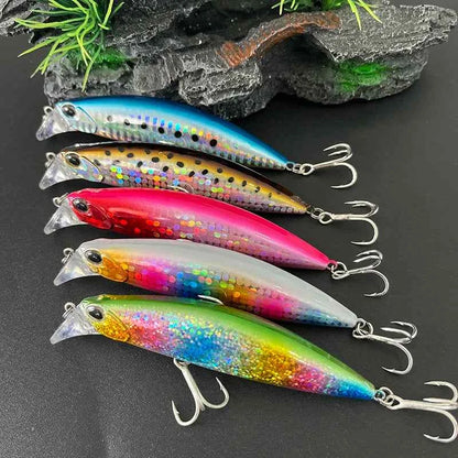 95mm 30g Heavy Sinking Minnow Lures Deepwater Casting Wobbler Seabass Trout