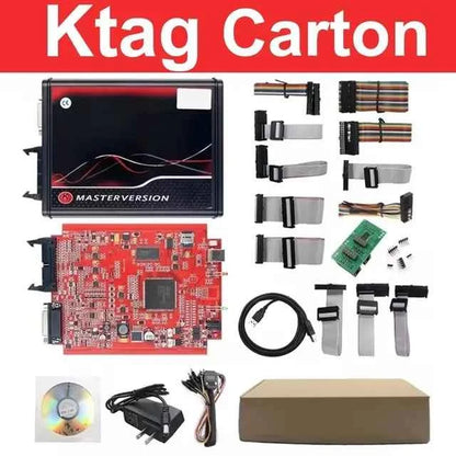 Kess V2 Full V5.017 Online ECU Chip Tuning Kit 2.80 EU Red With Toolbox