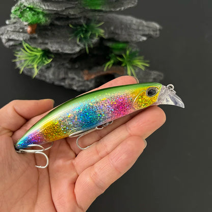 95mm 30g Heavy Sinking Minnow Lures Deepwater Casting Wobbler Seabass Trout