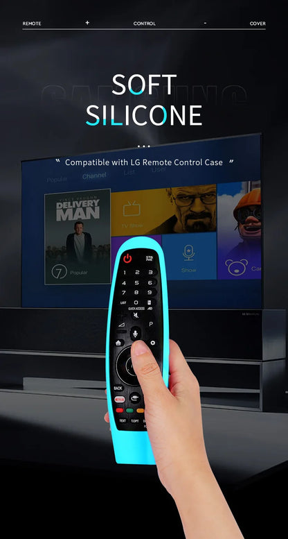Soft Silicone Remote Control Case For LG Smart TV Magic AN-MR650A600 20GA 19BA Replacement Accessories