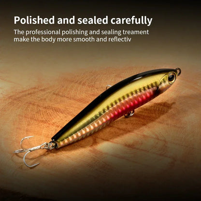Gobait Sinking Pencil Lure 12.5g 24g Silicone Jerkbait Swimbait