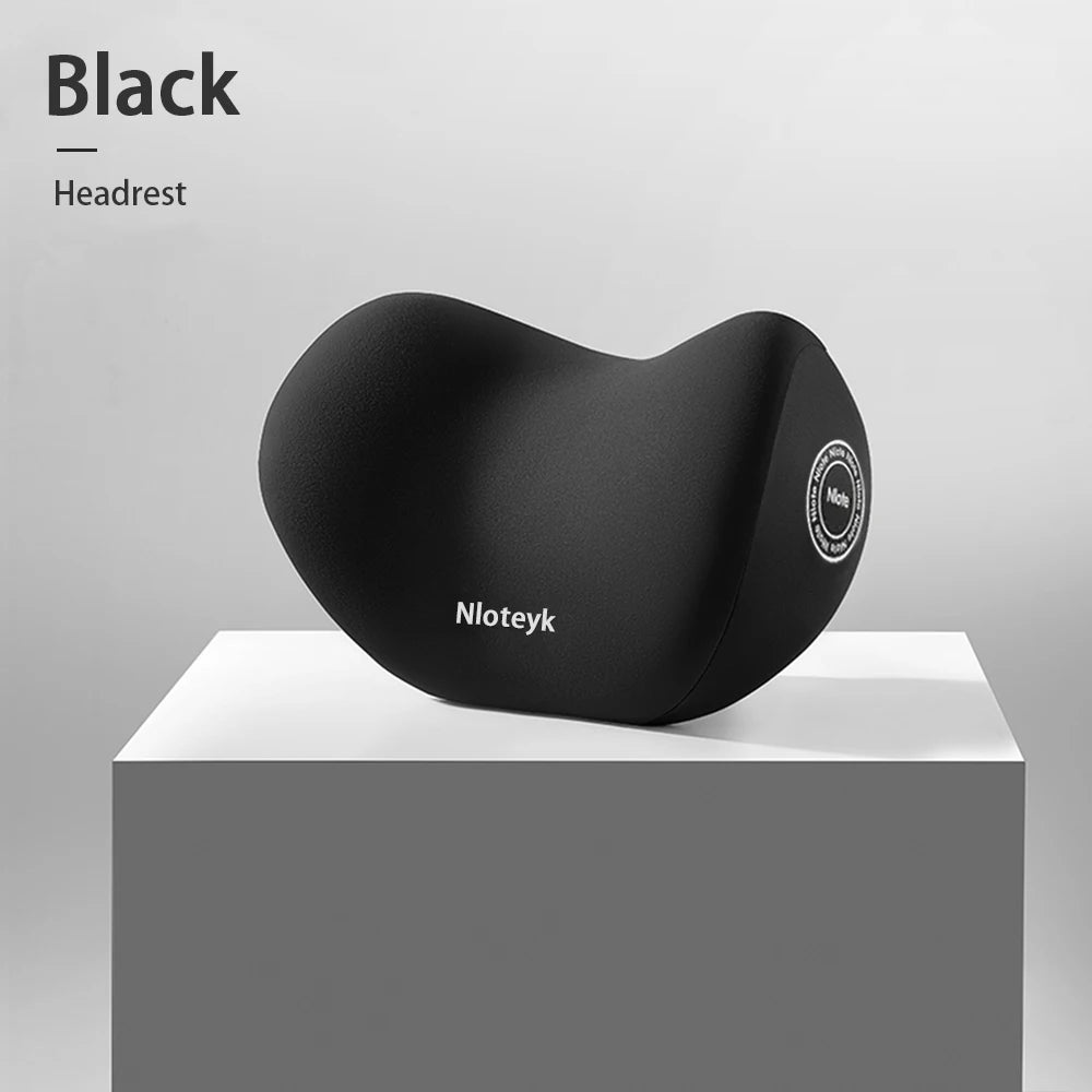 Car Neck Pillow Memory Foam Protection Lumbar Backrest Cushion Lumbar Cushion Car Headrest Seat Travel Interior Accessorie