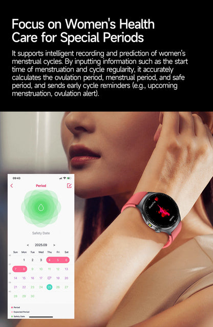 2026 New upgrade Health Check Smart Watch ECG Blood Lipid Uric Acid Body Fat BP Sport Waterproof HD Call Smart Watch Man Women