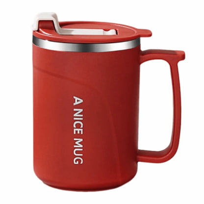 500ml Insulated Coffee Cup Stainless Steel Double-layer Vacuum Water Bottle with Tea Strainer Simple Thermos Cup Outdoor Sports