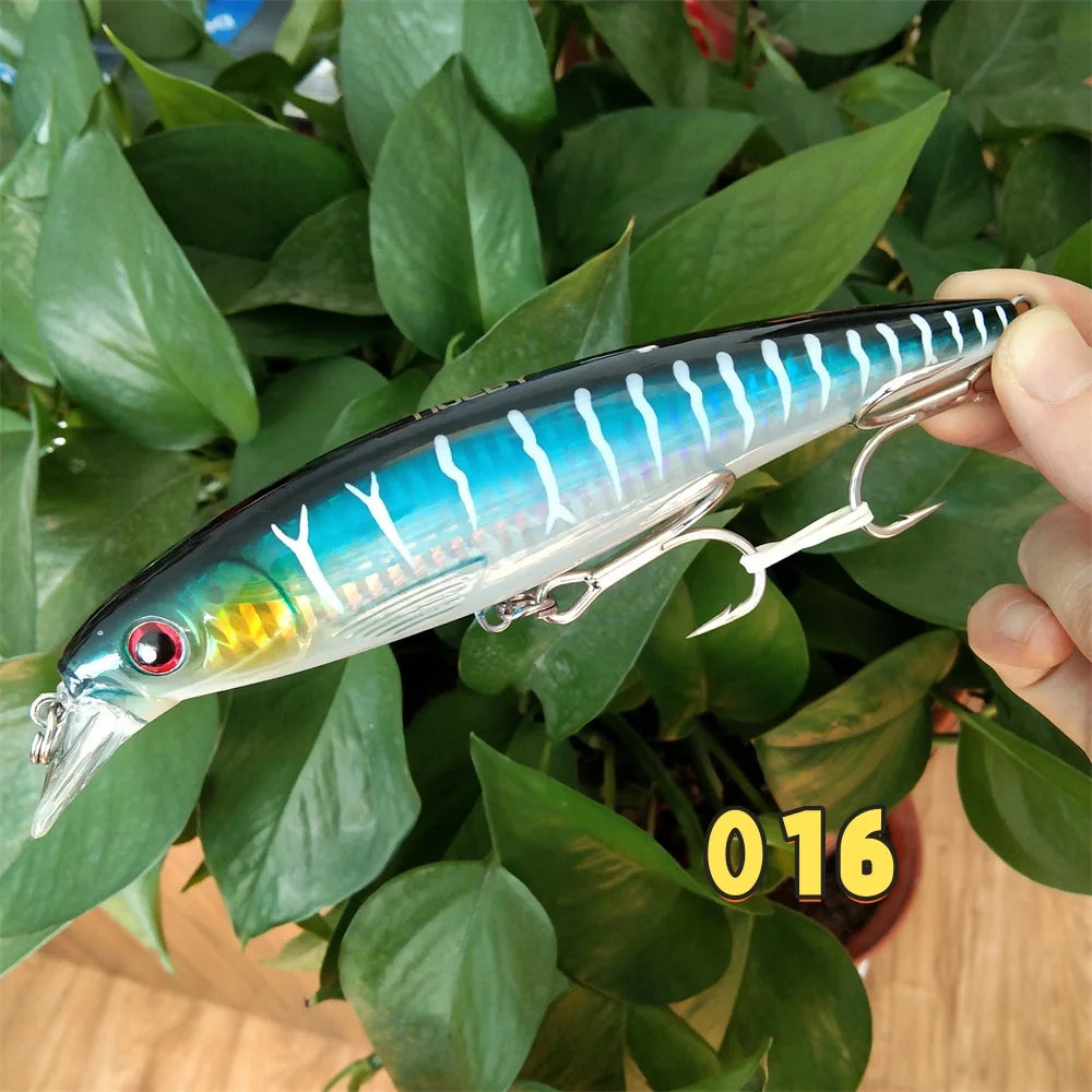 Noeby 1pc 14cm 40g Floating Minnow Lure for Sea Fishing 0 to 2.5m
