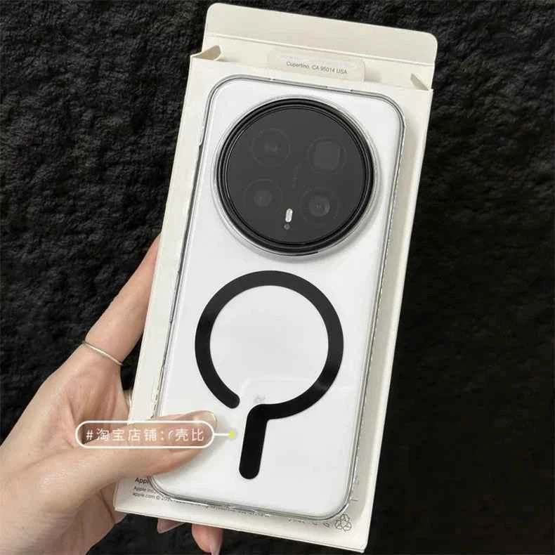 For Honor Magic 8 Pro Case MagSafe Magnetic Transparent Hard Phone Back Cover For Mgaic8 8Pro 5G Slim Shell Bumper