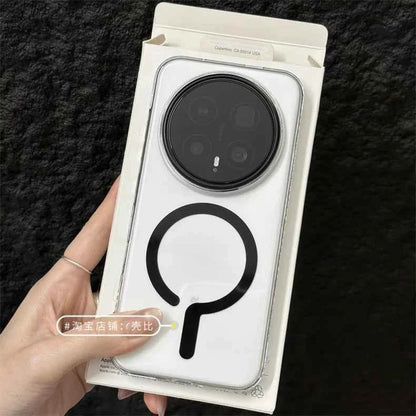 For Honor Magic 8 Pro Case MagSafe Magnetic Transparent Hard Phone Back Cover For Mgaic8 8Pro 5G Slim Shell Bumper