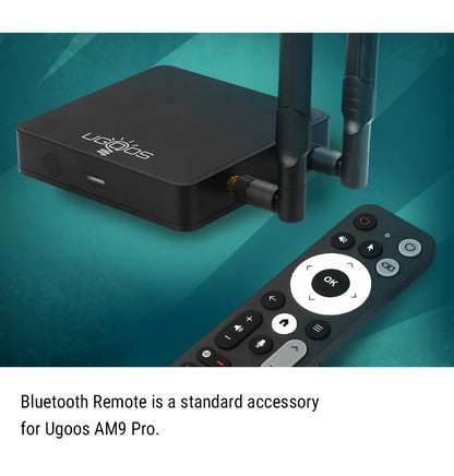 Original Ugoos AM9 Pro Smart TV Box Android 14 Amlogic S905x5-J WiFi6 BT5.3 1000M  HDR Set Top Box Media Player Support AI-SR