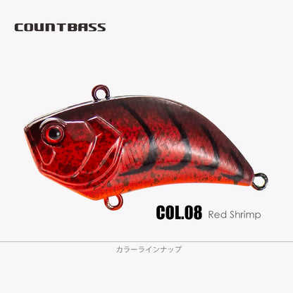 CountBass 55mm 13.5g Lipless Crankbait Vibration Rattling Hard Body Fishing Lure