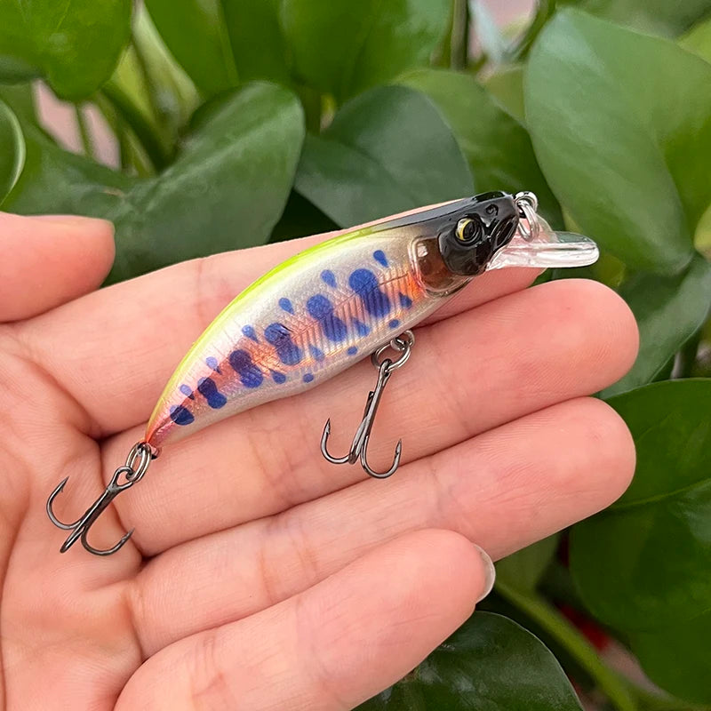 51mm Mini Sinking Minnow Lure Japanese Wobbler for Trout Bass