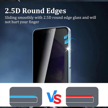 1-4PCS Privacy Screen Protector For Samsung S24 S25 Ultra S23 Plus S22 S21 S20 FE S10e Note 20 10 Lite Anti-Spy Tempered Glass