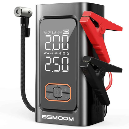 4 In 1 8000A Car Jump Starter 150PSI Air Pump Car Battery Booster Engine Starting Device Tire Air Compressor Power Bank