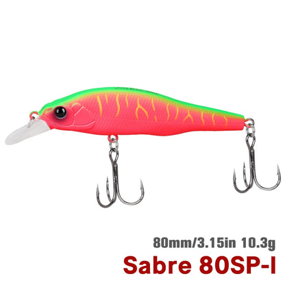 Tsurinoya Sabre 80SP Suspending Jerkbait 80mm Bass Pike Lure