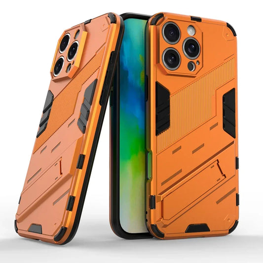 Armor Shockproof Protective Magnetic Holder Case For iPhone 16 Pro Max 15 14 12 13 11 Pro Max 15 14 16 Plus 13 12 Mini Cover