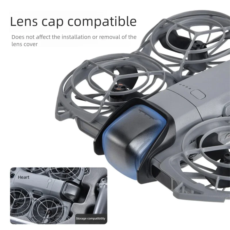 Impact-Resistant Gimbal Bumper for DJI NEO 2 Drone Gimbal Protective Cover Quick-Release Shock-Absorbing Bumper for DJI NEO 2