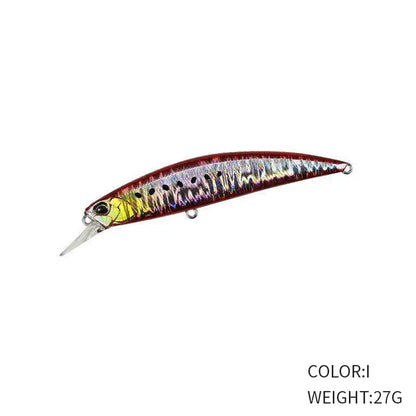 27g 110mm Sinking Minnow Fishing Lure Long Casting for Saltwater and Freshwater