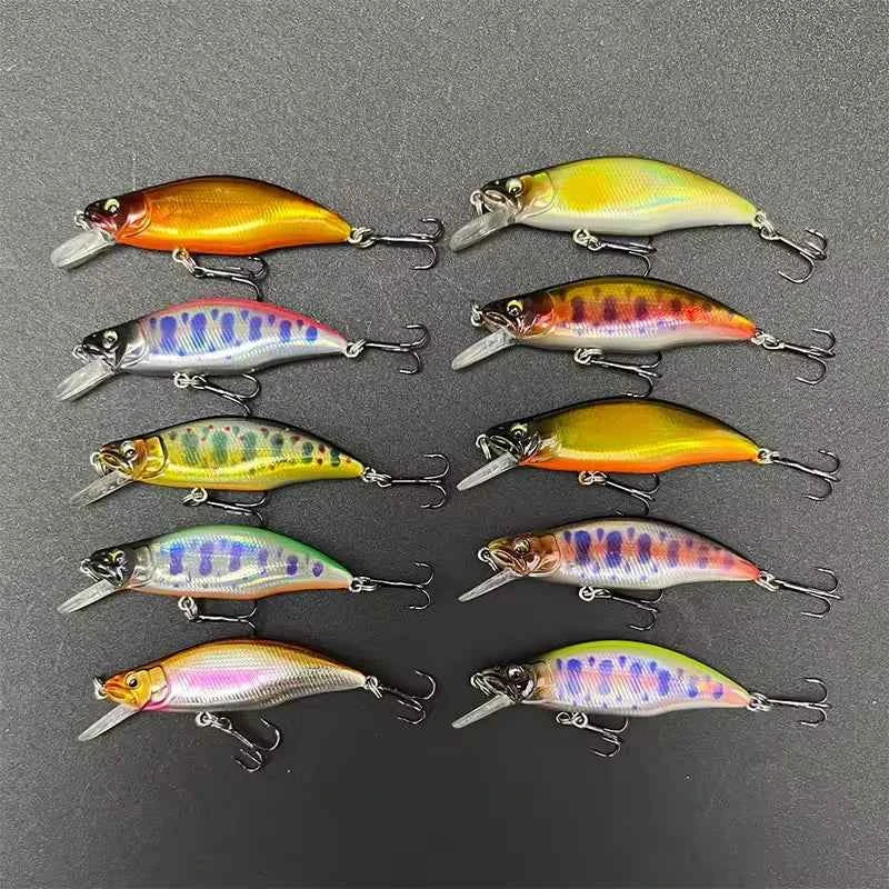 51mm Mini Sinking Minnow Lure Japanese Wobbler for Trout Bass