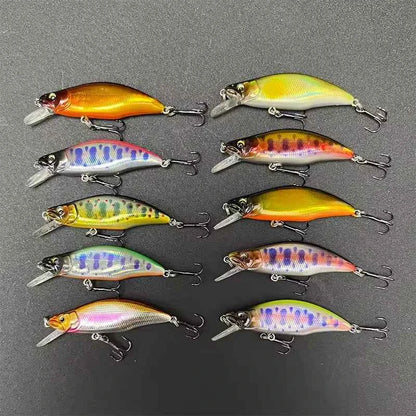 51mm Mini Sinking Minnow Lure Japanese Wobbler for Trout Bass