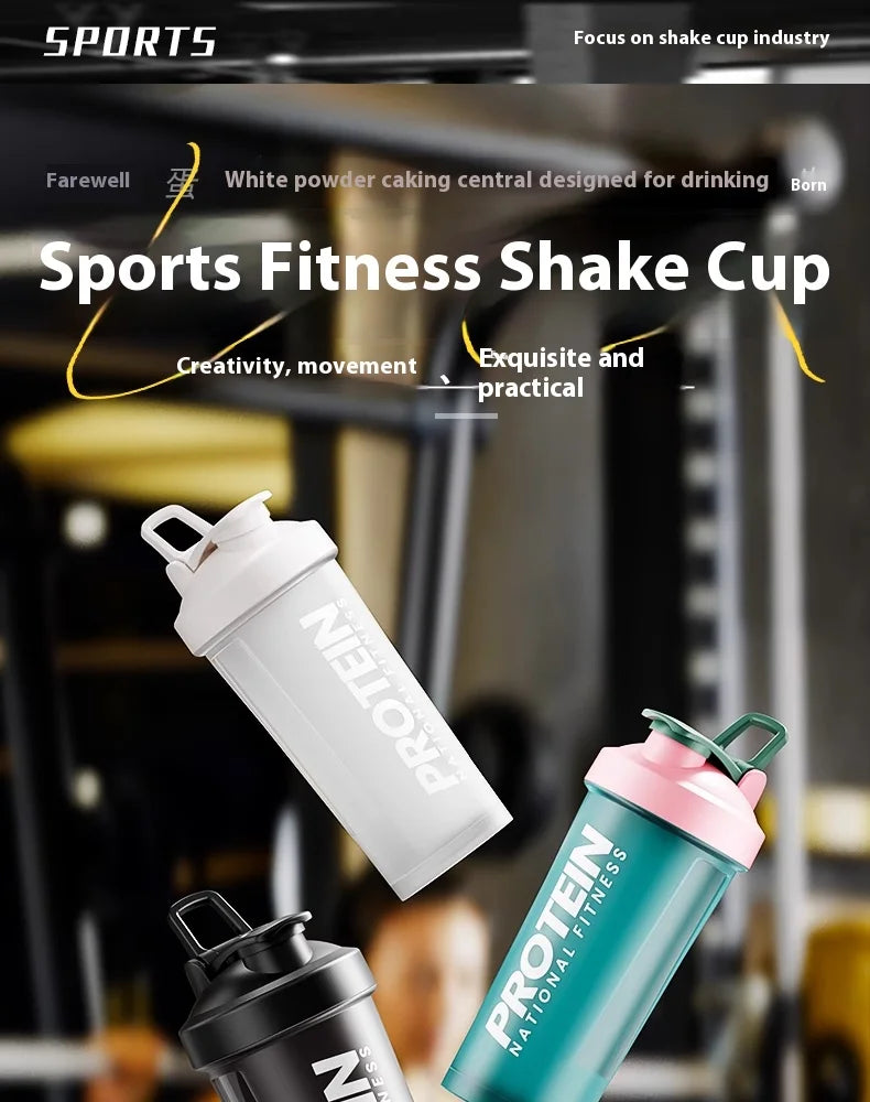 Gianxi Shaking Cup Fitness Sports Water Cup Protein Powder Shaking Cup Milk Shake Brewing Mixing Cup Male Female Cup