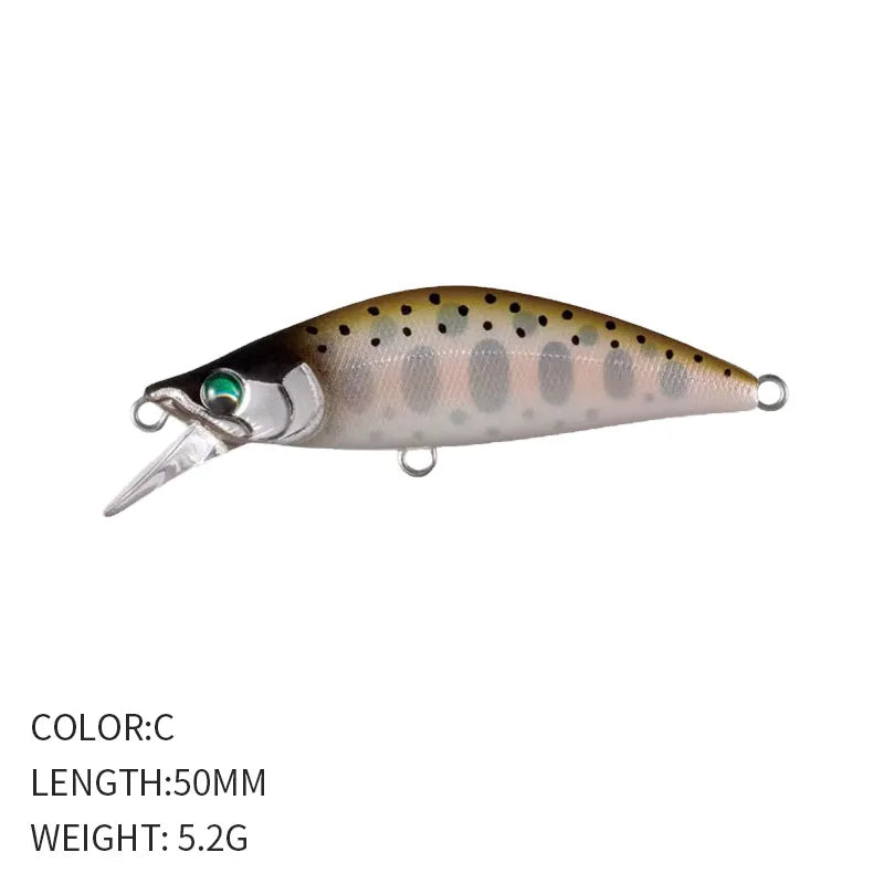 Sinking Minnow Lure 6cm 6.5g Wobbler Jerkbait Bass Sea Fishing Crankbait