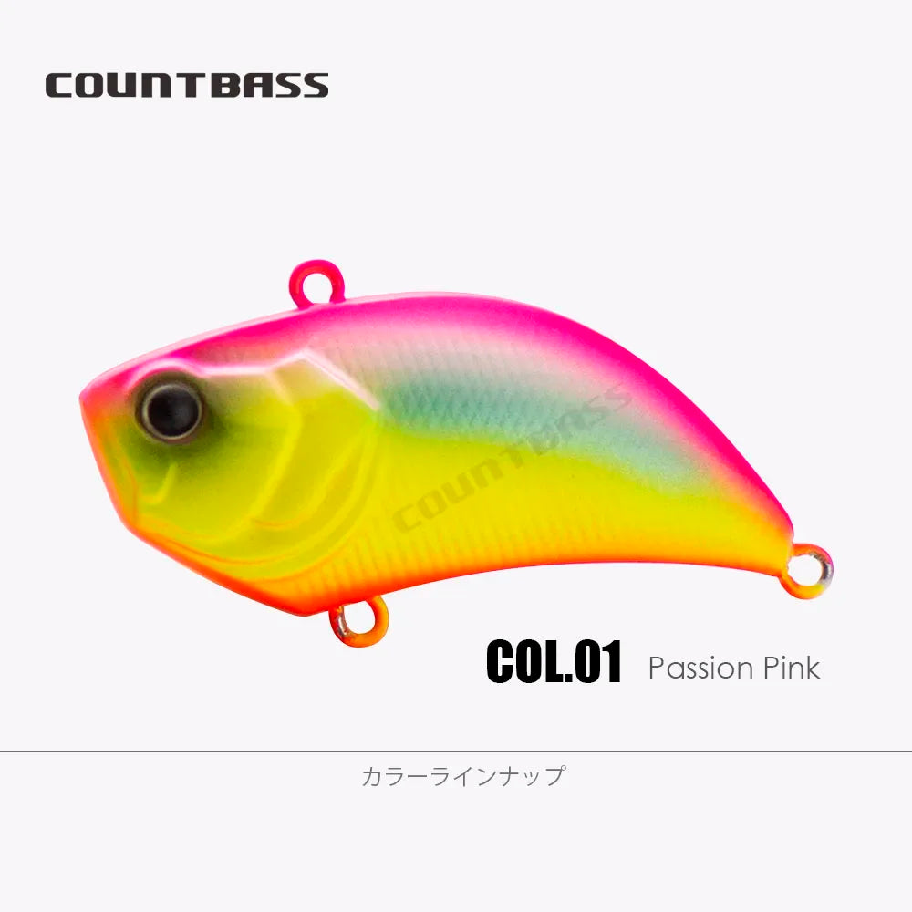 CountBass 55mm 13.5g Lipless Crankbait Vibration Rattling Hard Body Fishing Lure